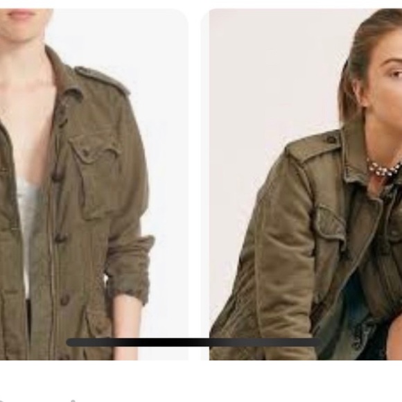 Free People Not your brothers surplus shirt statement jacket - Picture 2 of 13